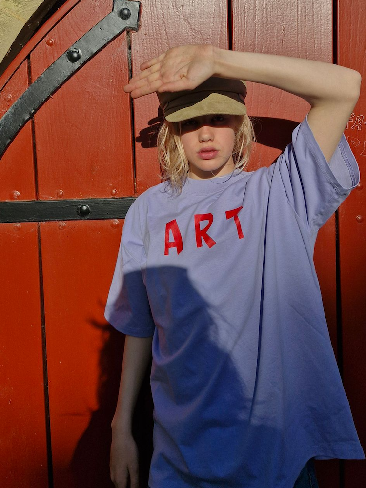 Oversized T-Shirt «ART» aus Bio-Baumwolle