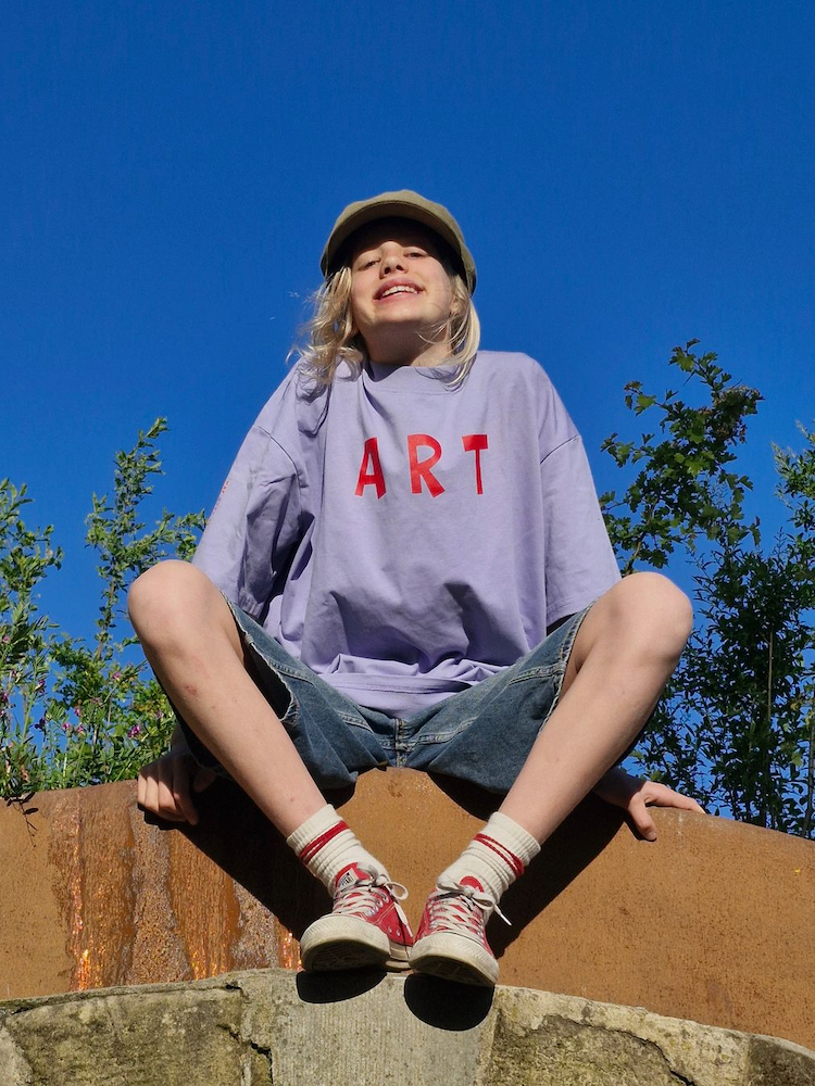 Oversized T-Shirt «ART» aus Bio-Baumwolle