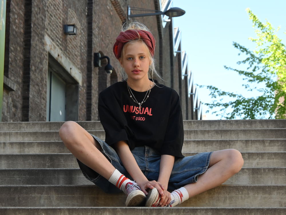 Oversized T-Shirt «Unusual but good» aus Bio-Baumwolle