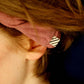 Schmales Leinen-Haarband, Stonewashed, Rosa